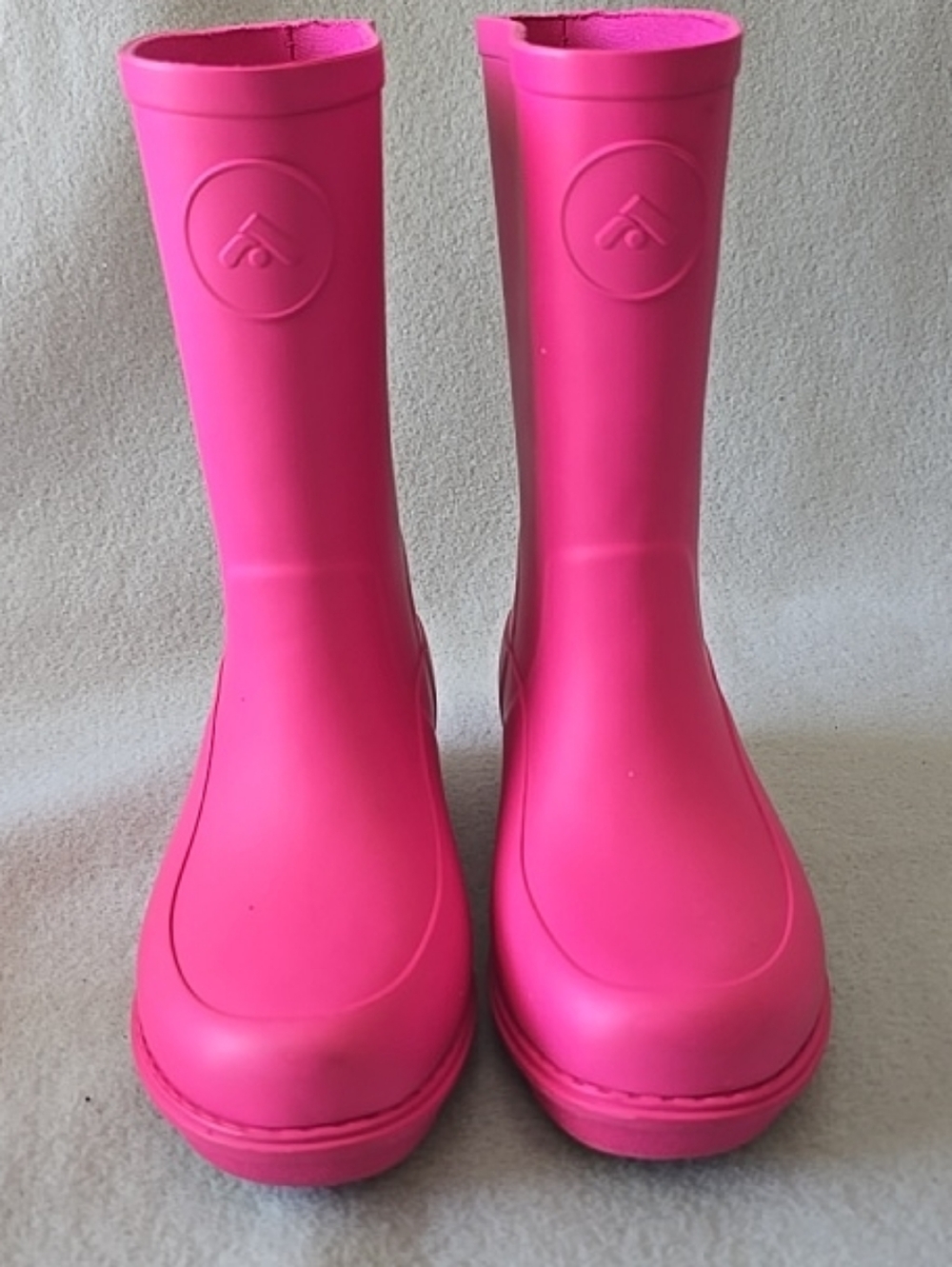 Fitflop Kids Bright Pink Rain Boots Sz 13 Waterproof